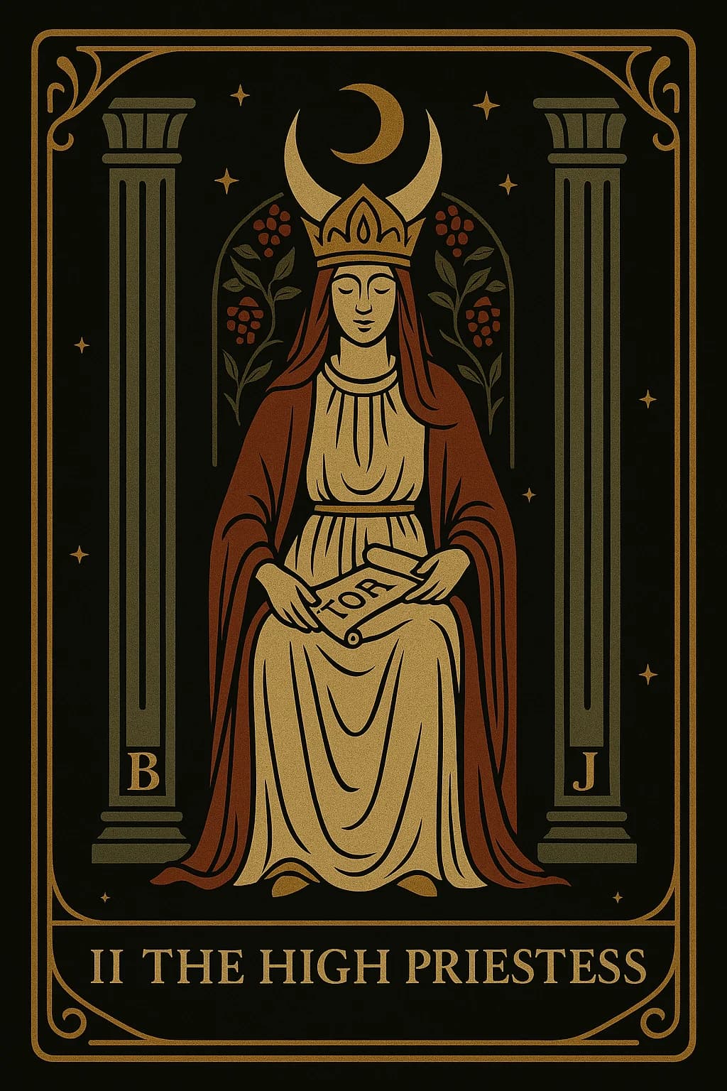 The High Priestess Tarot Card