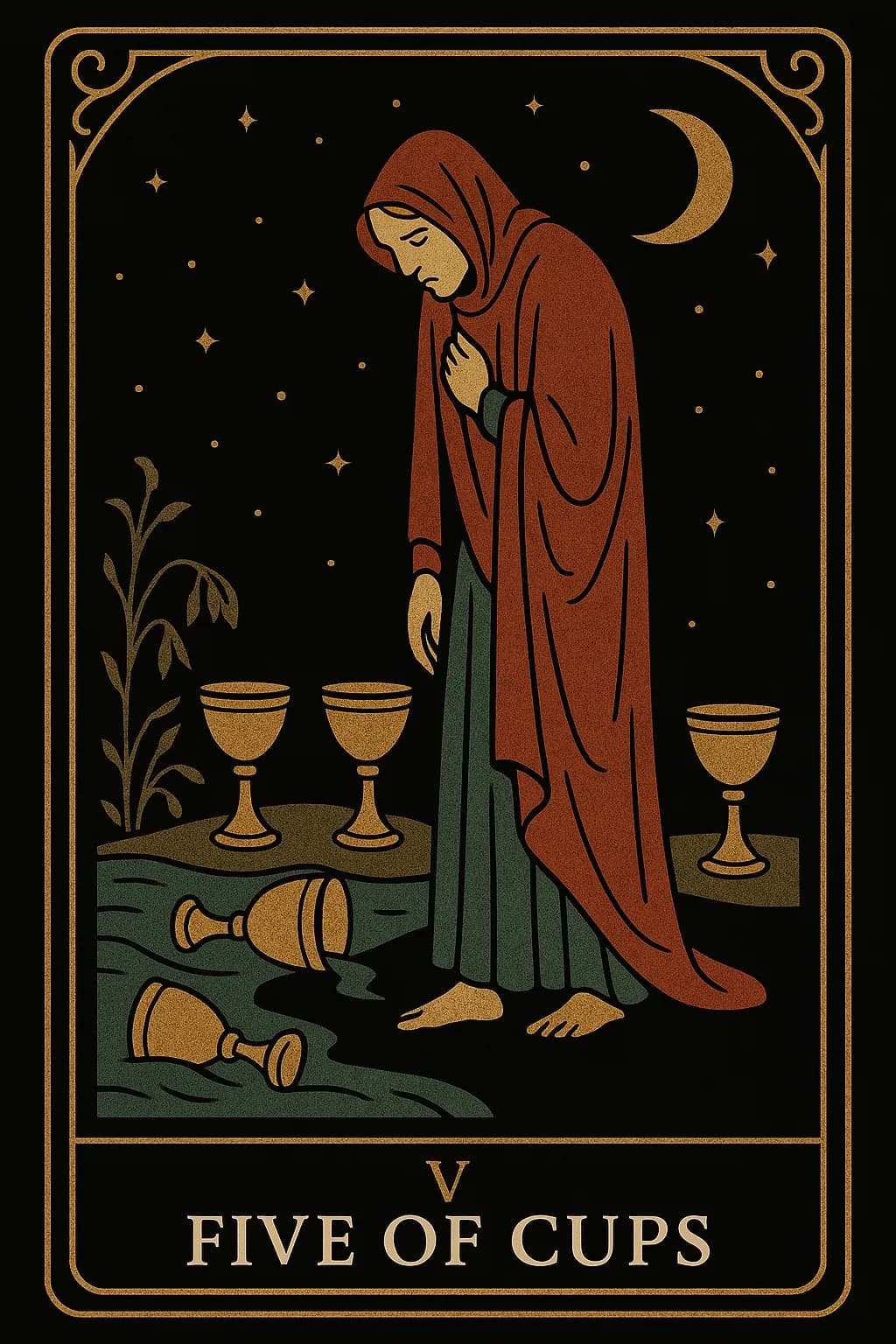 Five of Cups