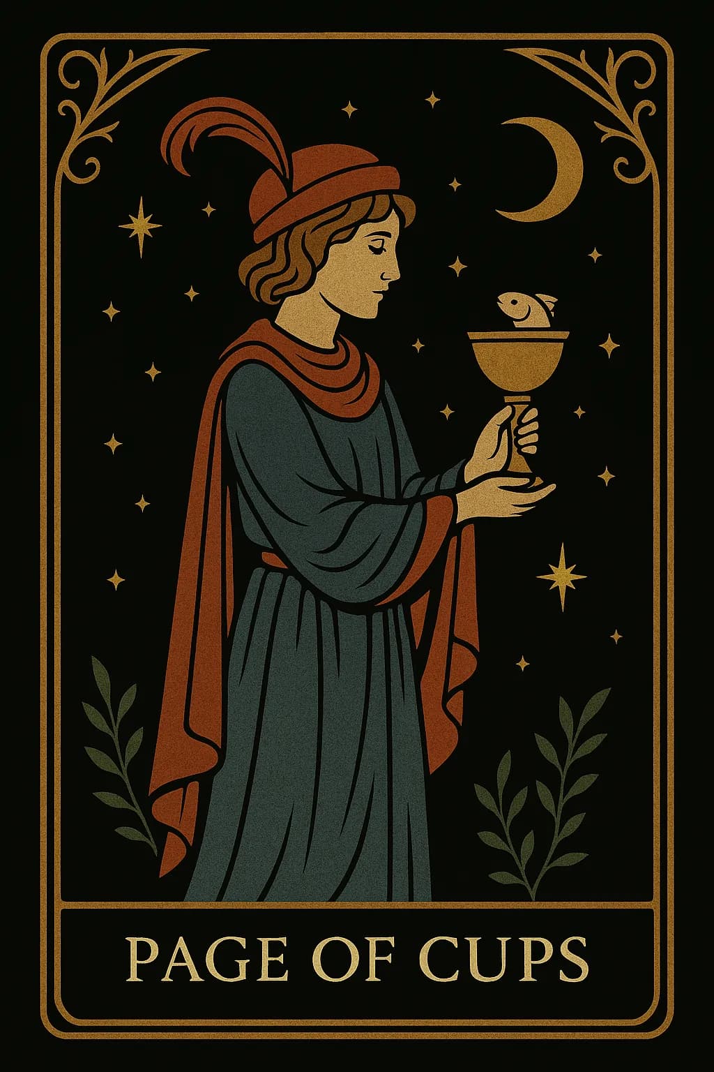 Page of Cups