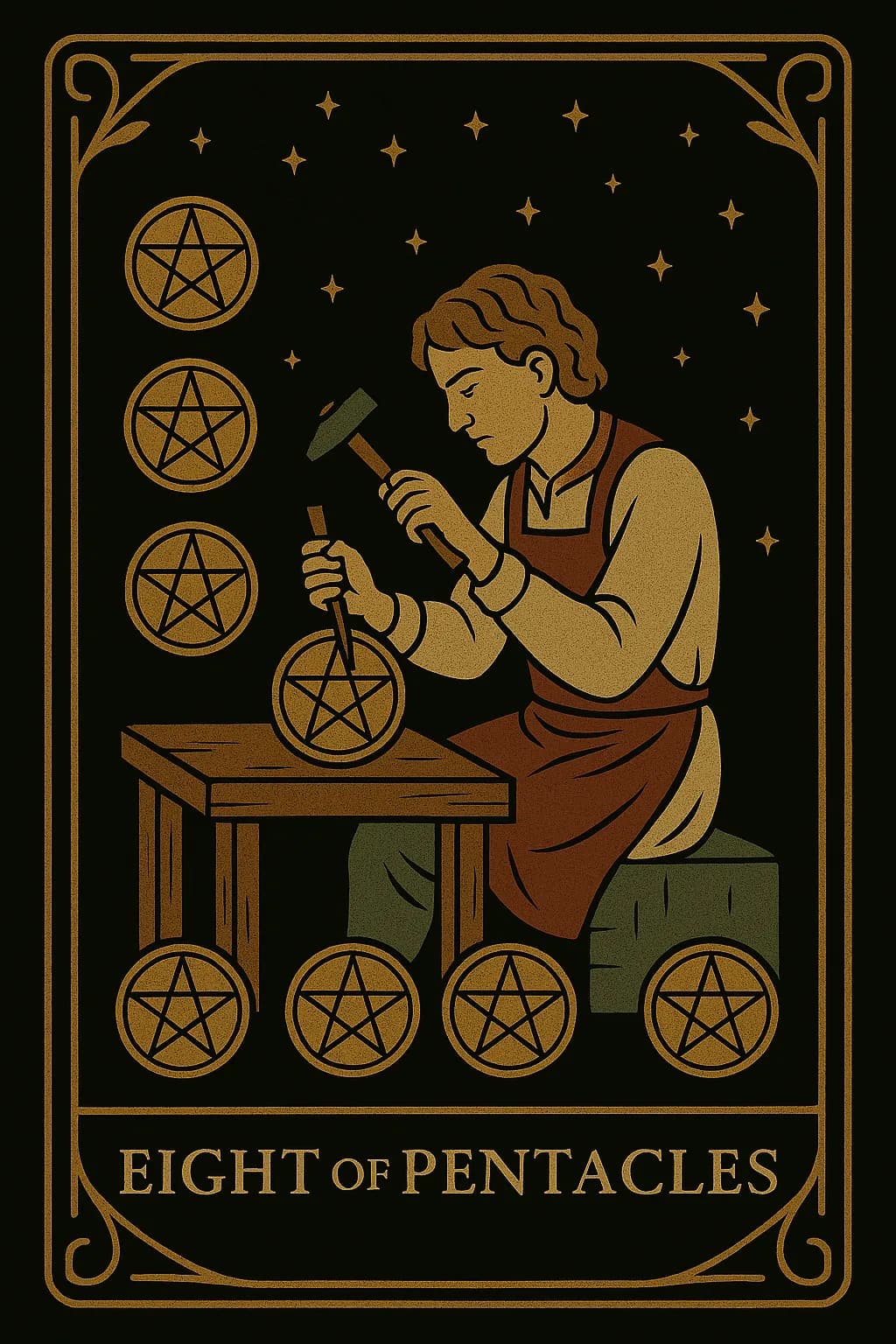 Eight of Pentacles