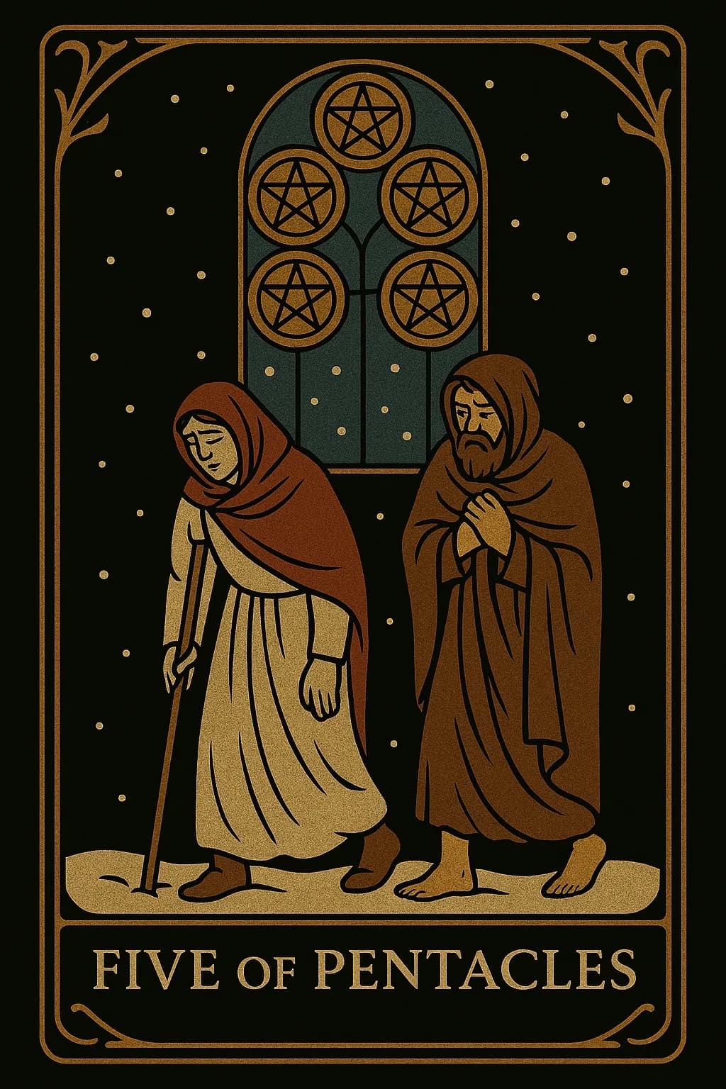 Five of Pentacles