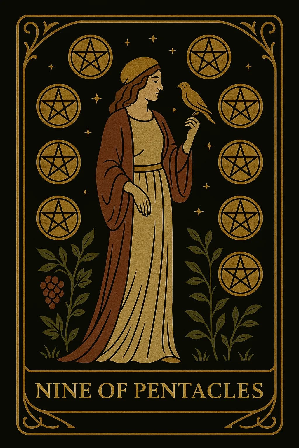 Nine of Pentacles
