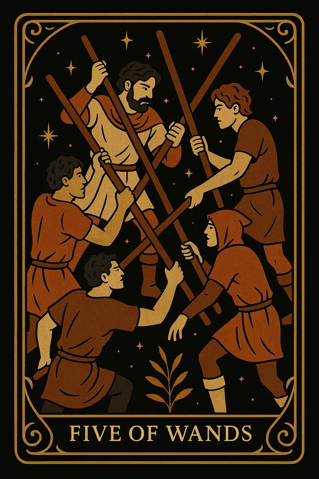Five of Wands