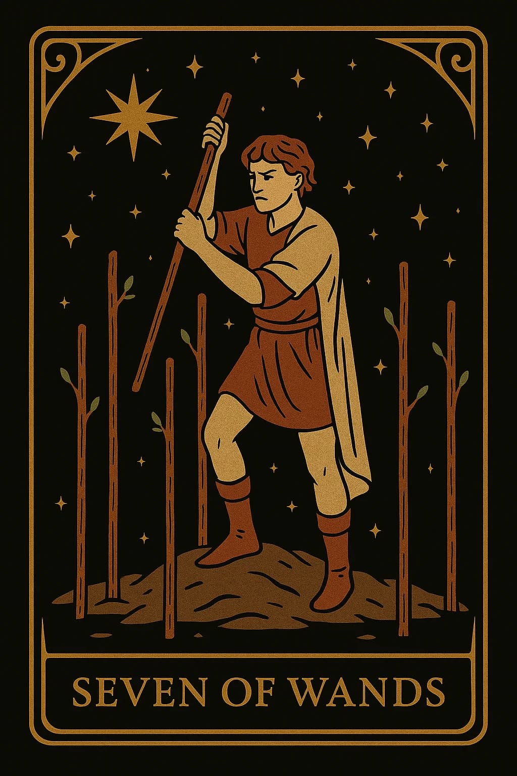 Seven of Wands