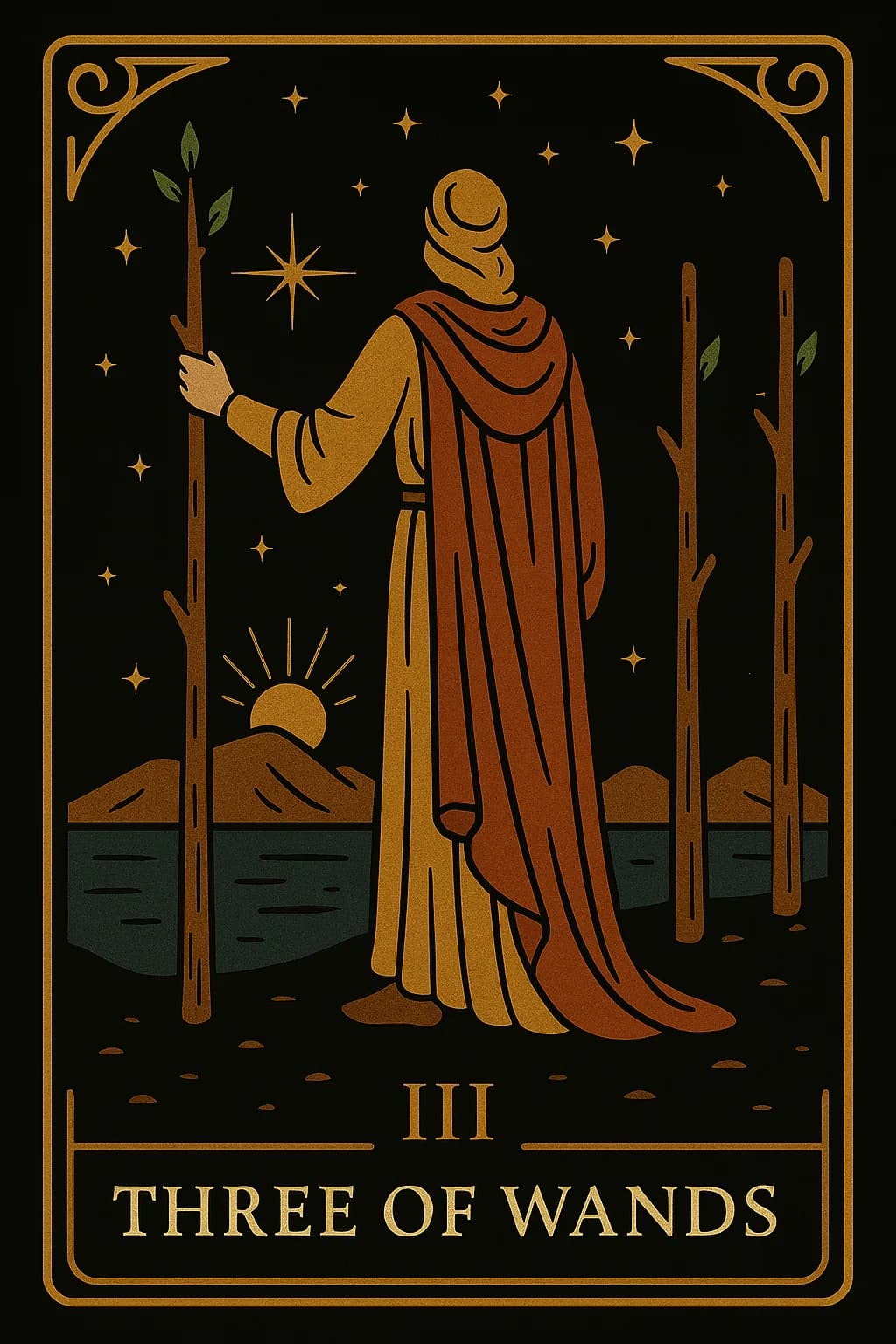 Three of Wands